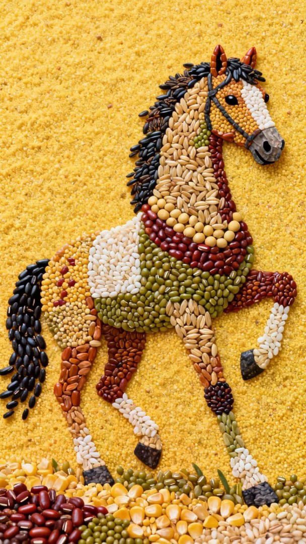 A masterpiece by a world renowned master of grain painting, i... 3