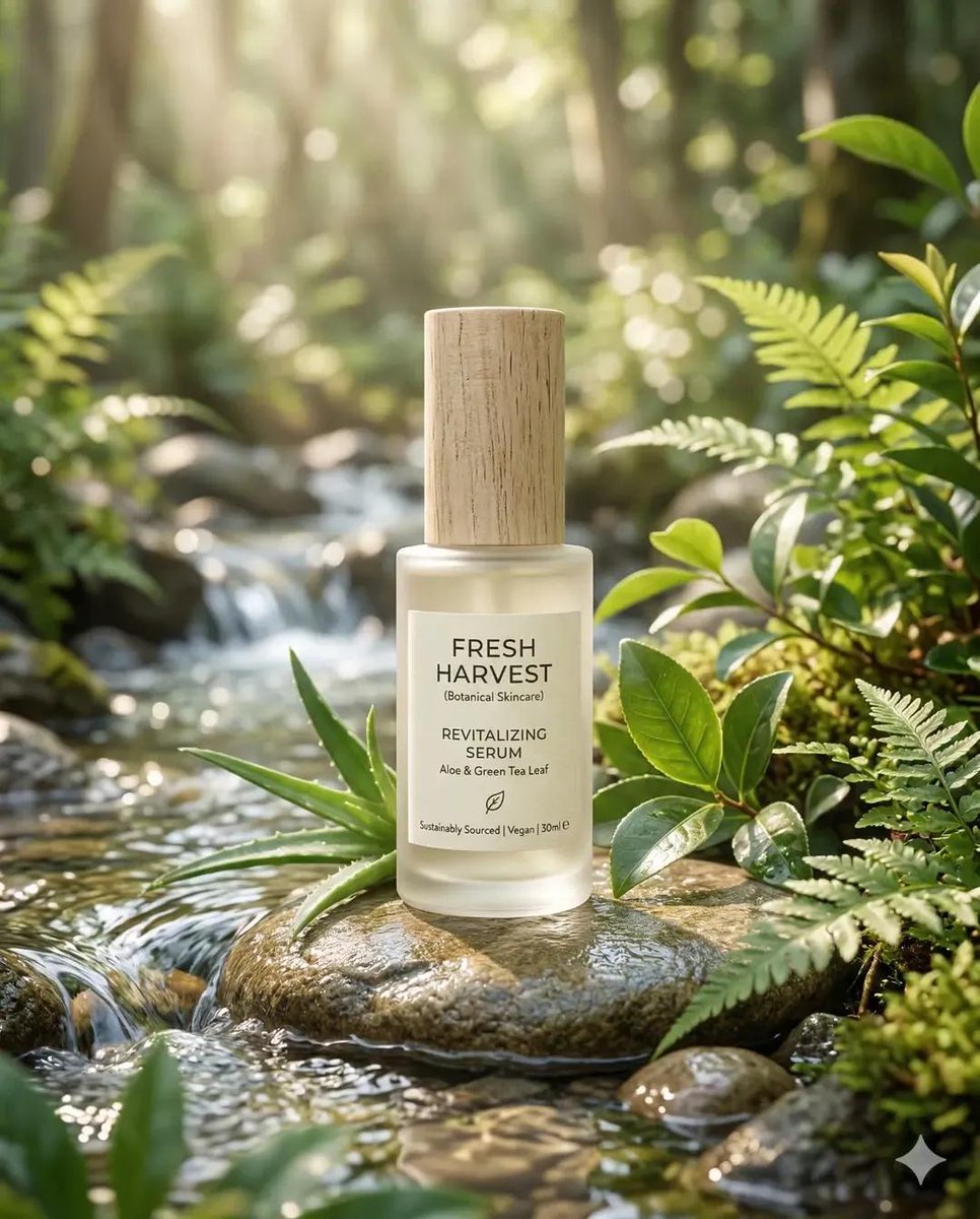 Eco Friendly Skincare Product “Minimalist skincare bottle mad...