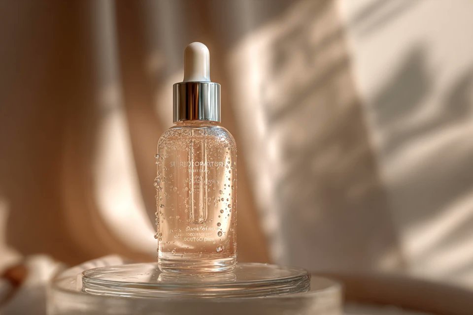 studio shot of [PRODUCT], placed on a [background], surrounde... 3