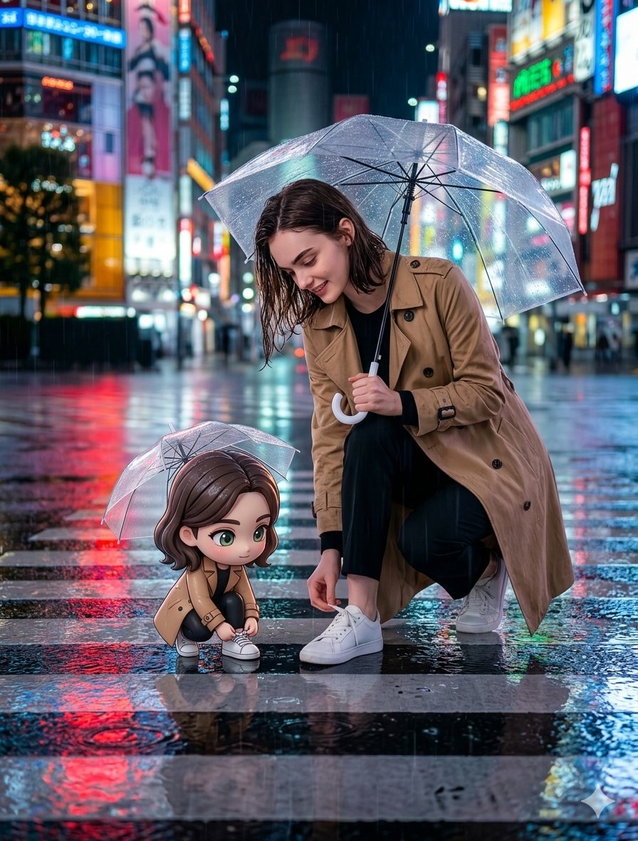 雨夜真人+Q版同框拍法 3