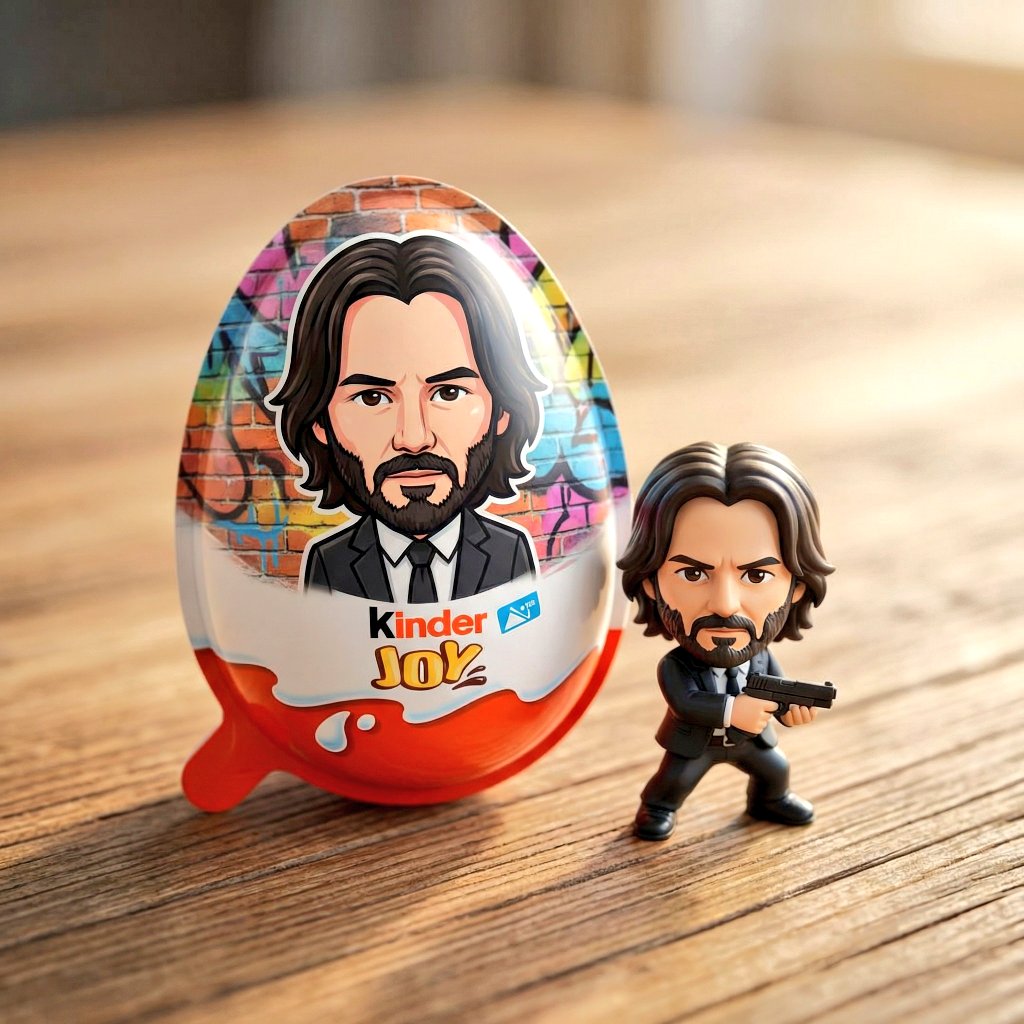 A hyper realistic product photo of a Kinder Joy surprise egg... 4