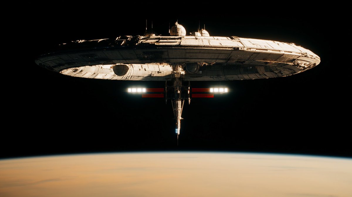 Orbital colony's concept with midjourney V8 Alpha https://t.c... 4