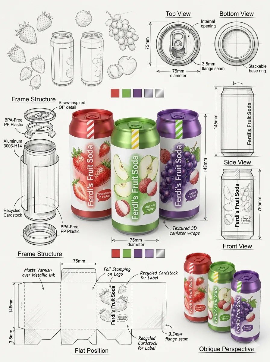 Using the attached image, create an illustration sheet of pro... 4