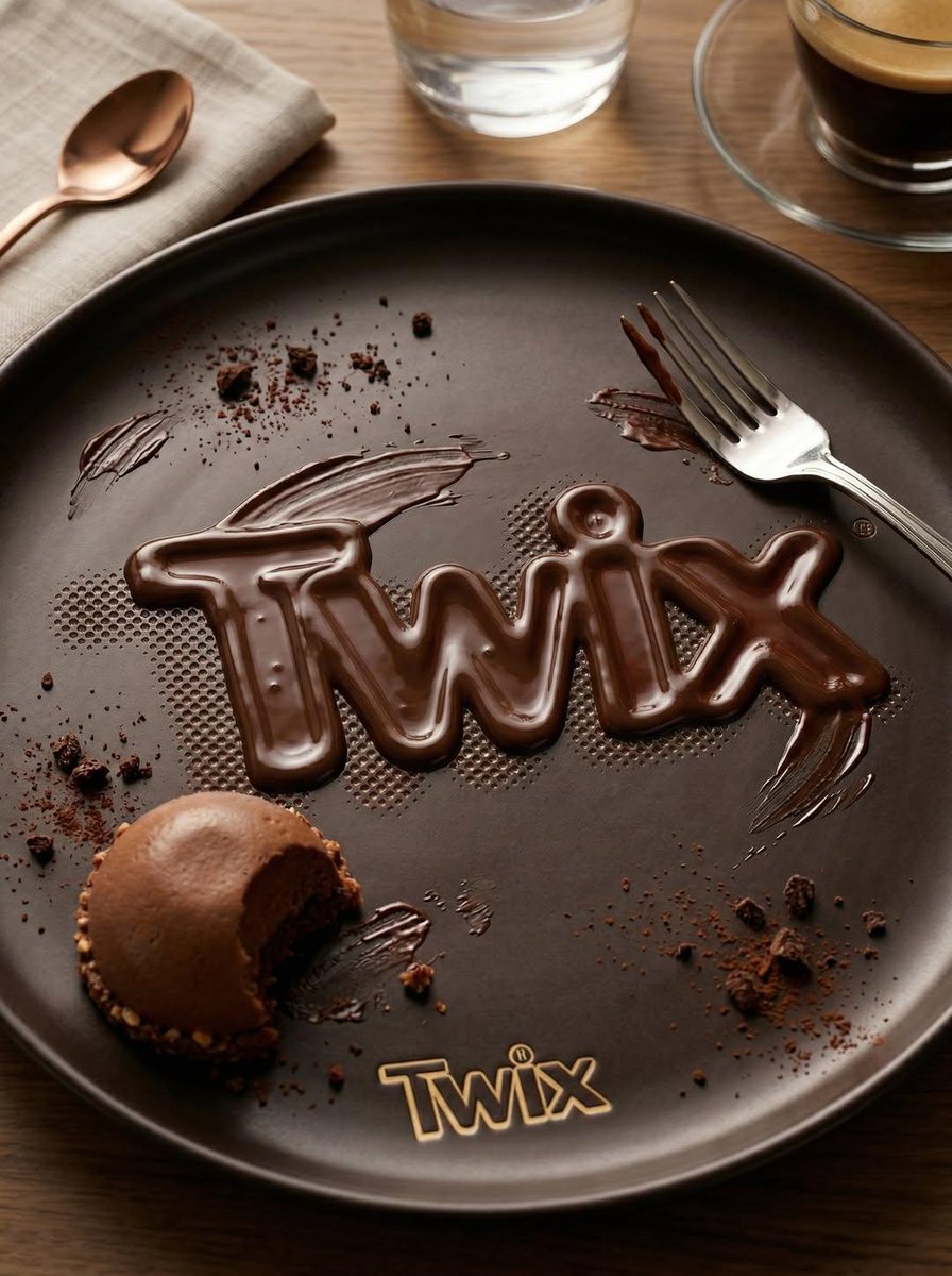 Transform the uploaded logo into a realistic dessert scene wh... 2