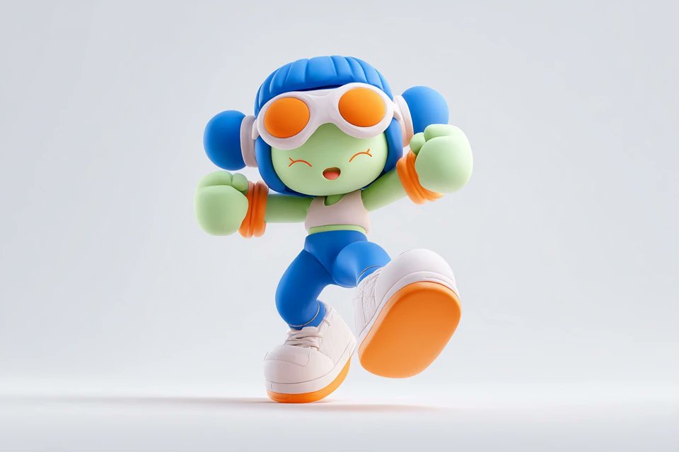 可爱3D渲染提示词分享 2