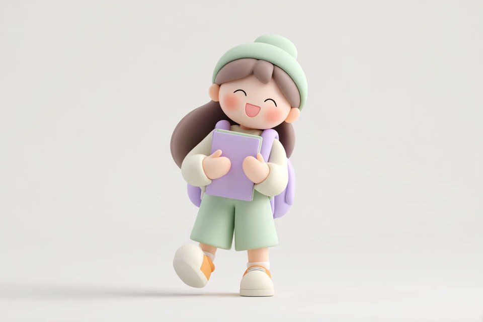 可爱3D渲染提示词分享 3