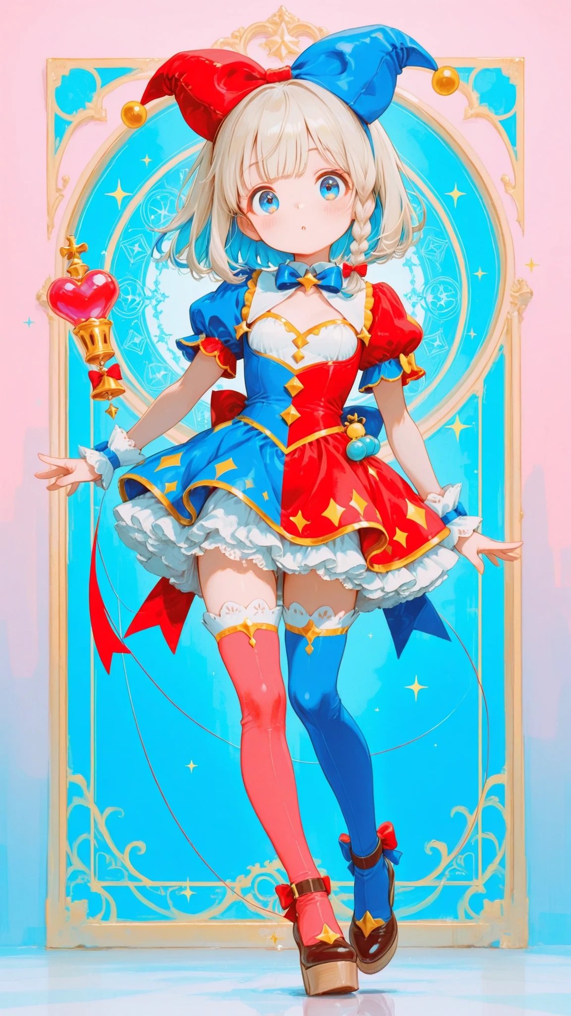 小丑甜美洛丽塔服装提示词 2