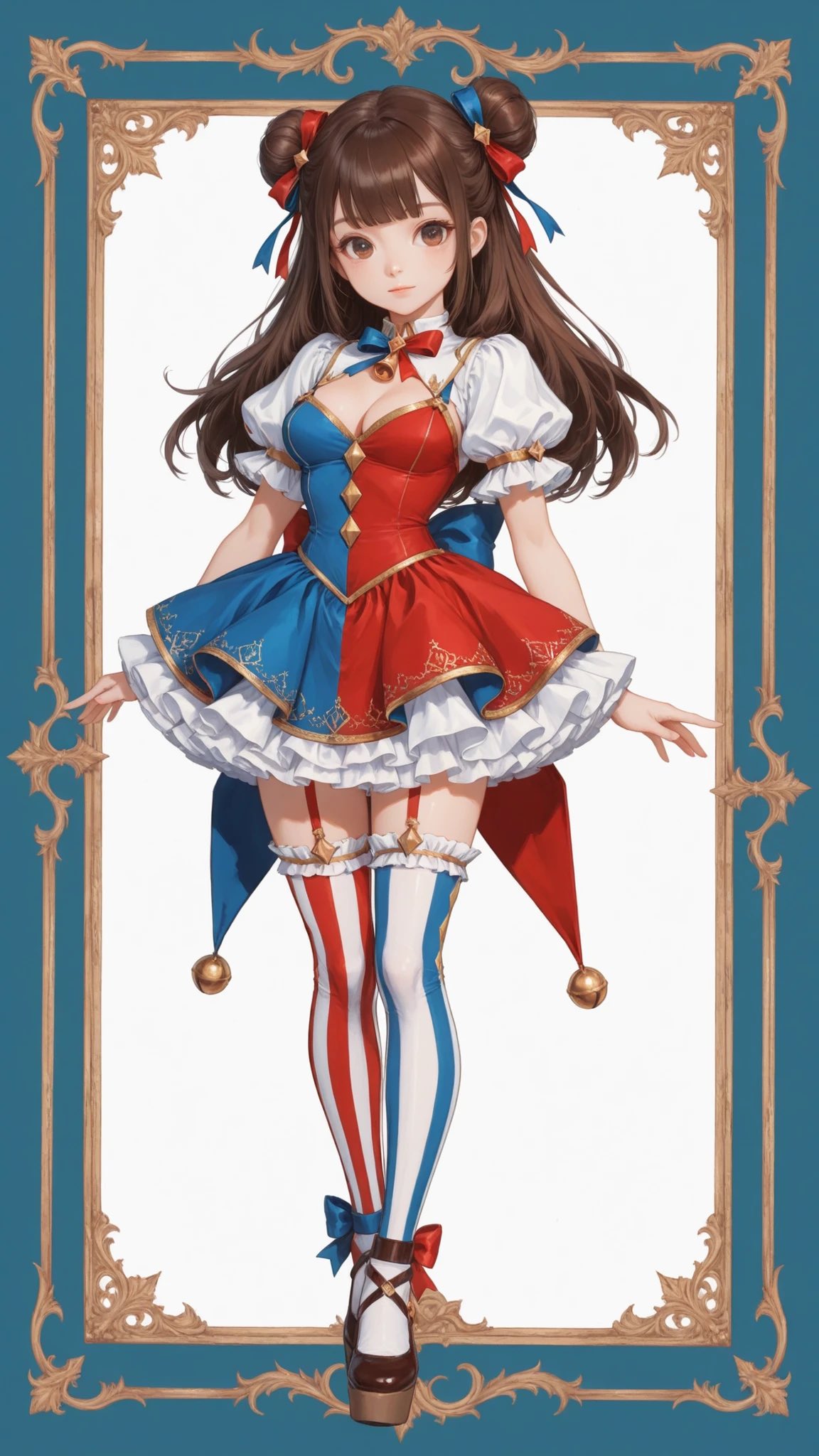 小丑甜美洛丽塔服装提示词 4